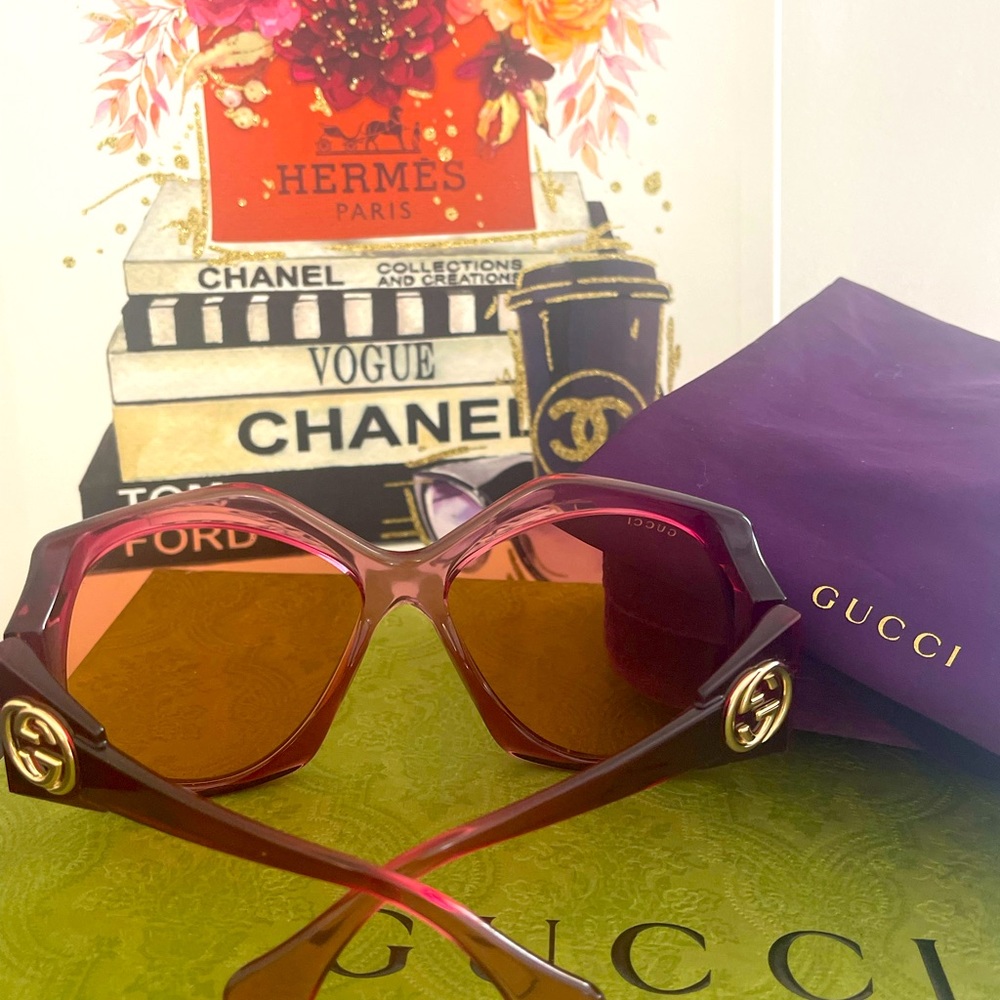 Women Gucci sunglasses 🕶️🩷 - Picture 7 of 17